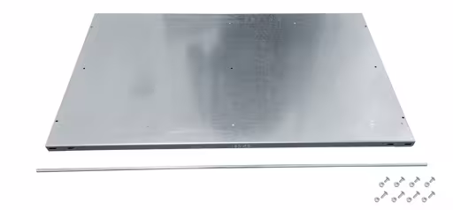 Ripiano aggiuntivo MULTIplus150 1300 x 600, zincato, incluse 4 viti + dadi e fermo centrale di Schulte Lagertechnik Ripiano aggiuntivo MULTIplus150 1300 x 600, zincato, incl. 4 viti + dadi e fermo centrale, accessori, art. n. 17561-A-MA
