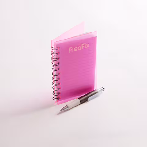 rosa Notizblock mit Stift aus der Kategorie Figofix rosa Handwerkzeuge mit der Artikelnummer 4029933103431