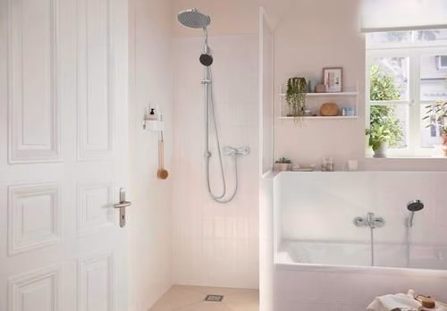 Hansgrohe Support de douche PORTERC pour flexible avec écrou conique chromé