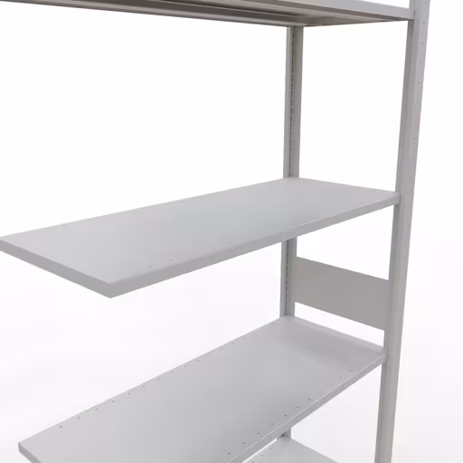 Rayonnage supplémentaire, rayonnage à étagères, système enfichable MULTIplus85, 3000 x 1000 x 400 mm, 7 étagères, gris clair RAL 7035 de Schulte Lagertechnik avec le réf. 33047-LR