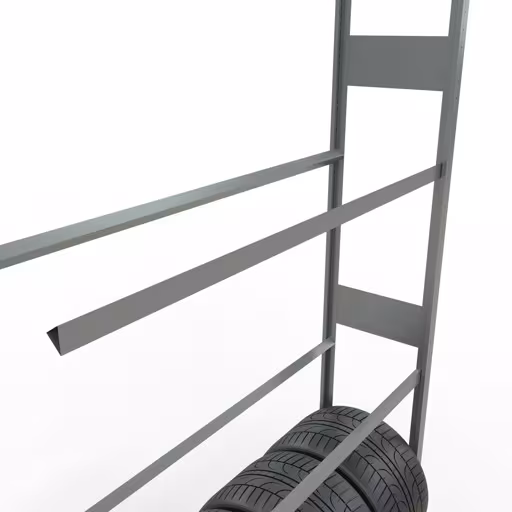 Immagine del prodotto n. 13 dell'articolo Scaffale aggiuntivo, portaruote/pneumatici, 4500 x 1500 x 400 mm, zincato, 6 livelli di stoccaggio con carico dello scomparto di 150 kg per livello Figura n. 13 dell'articolo scaffale aggiuntivo, scaffale per ruote/pneumatici, 4500 x 1500 x 400 mm, zincato, 6 livelli di stoccaggio dal gruppo di prodotti scaffali della marca Schulte Lagertechnik