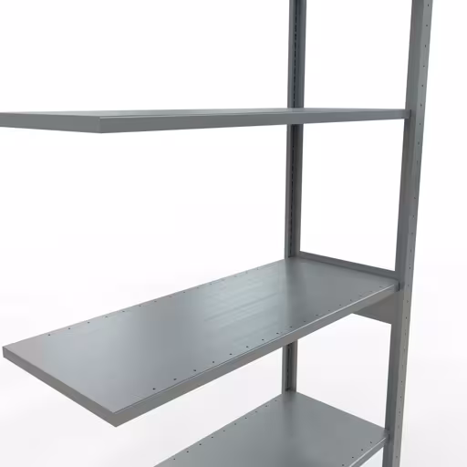 Scaffali aggiuntivi, scaffali, sistema a innesto MULTIplus150, 2500 x 1000 x 400 mm (AxLxP), 6 ripiani, barre longitudinali, zincato di Schulte Lagertechnik con l'articolo n. 12746-LR