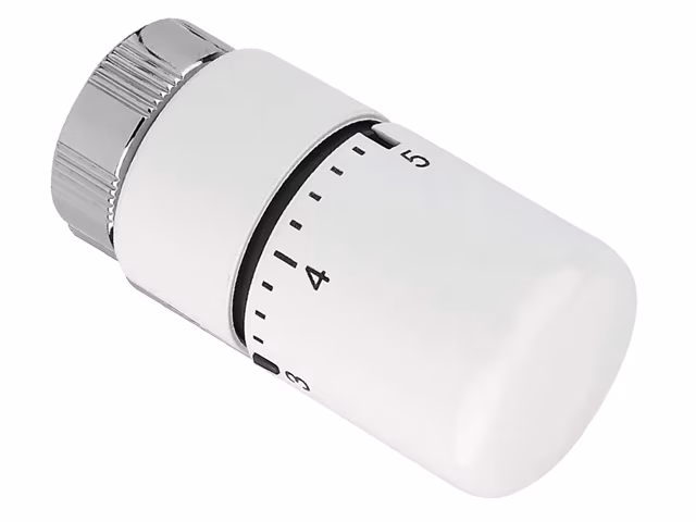 PURMO Thermostatkopf für Figuresse Slim, RAL 9016 Gerät, Fön, Elektrisches Gerät