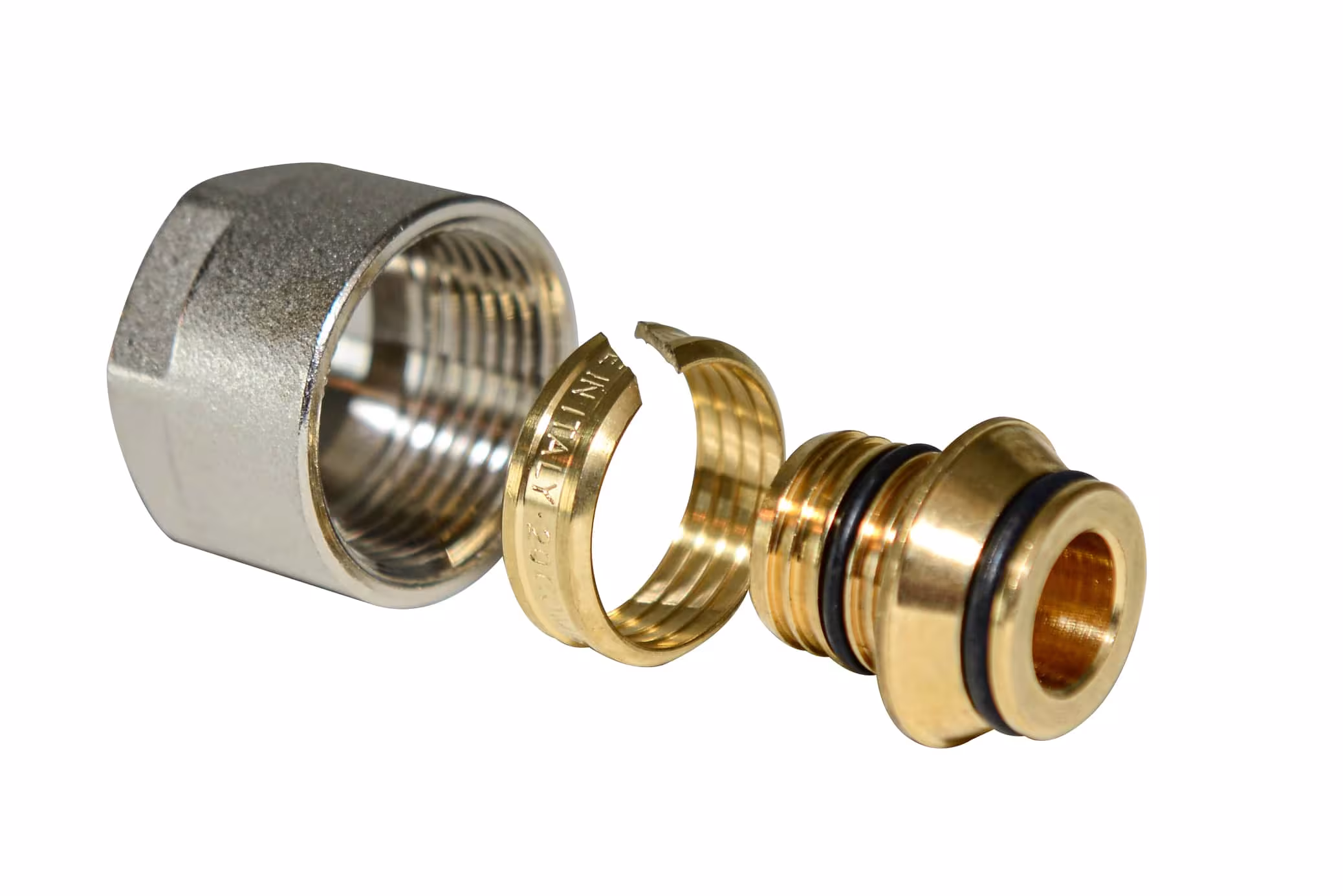 Raccord à compression Zewotherm, distributeur de chauffage par le sol, réf. 16010025