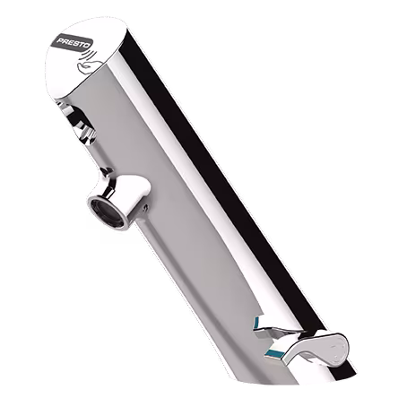 Miscelatore elettronico per lavabo Presto Safe installazione freestanding di Rada Miscelatore elettronico per lavabo Presto Safe, su supporto, rubinetteria per lavabo, articolo n. 1460999