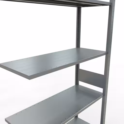 Anbauregal, Fachbodenregal Stecksystem MULTIplus150, 3000 x 1000 x 400 mm (HxBxT), 7 Fachböden, Längenriegel, verzinkt mit der GTIN 4004514280299 Anbauregal, Fachbodenregal Stecksystem MULTIplus150, 3000 x 1000 x 400 mm (HxBxT), 7 Fachböden, Längenriegel, verzinkt von Schulte Lagertechnik mit der Artikelnr. 12747-LR