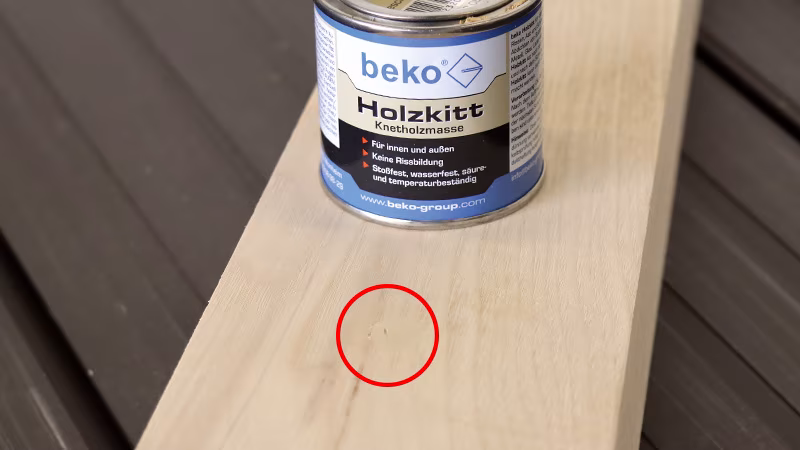 Stucco per legno impastato 110 g, rovere scuro Zinn, Kann