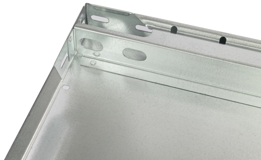 Zusatzbild des Artikels Stahlfachboden MULTIplus250, 1000 x 500, verzinkt, inklusive 2 Schauben + Muttern aus K3000 für mittelschwere Güter