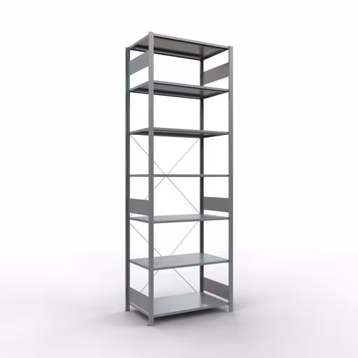 Figura n. 13 dell'articolo scaffale base, scaffale, sistema a innesto MULTIplus85, 3000 x 1000 x 600 mm (AxLxP), 7 ripiani, traversa, zincato del gruppo di prodotti sistema a innesto della marca Schulte Lagertechnik