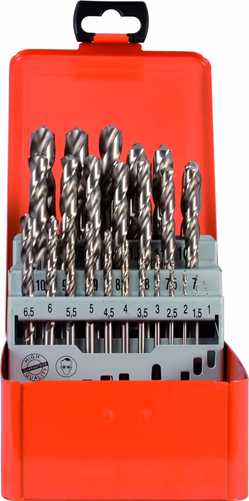 Cassetta trapano HSS-G 25 pezzi 1-13/0,5 mm TURBO di PROJAHN Cassetta punte HSS-G 25 pezzi 1-13/0,5 mm TURBO, punta, art. n. 60374