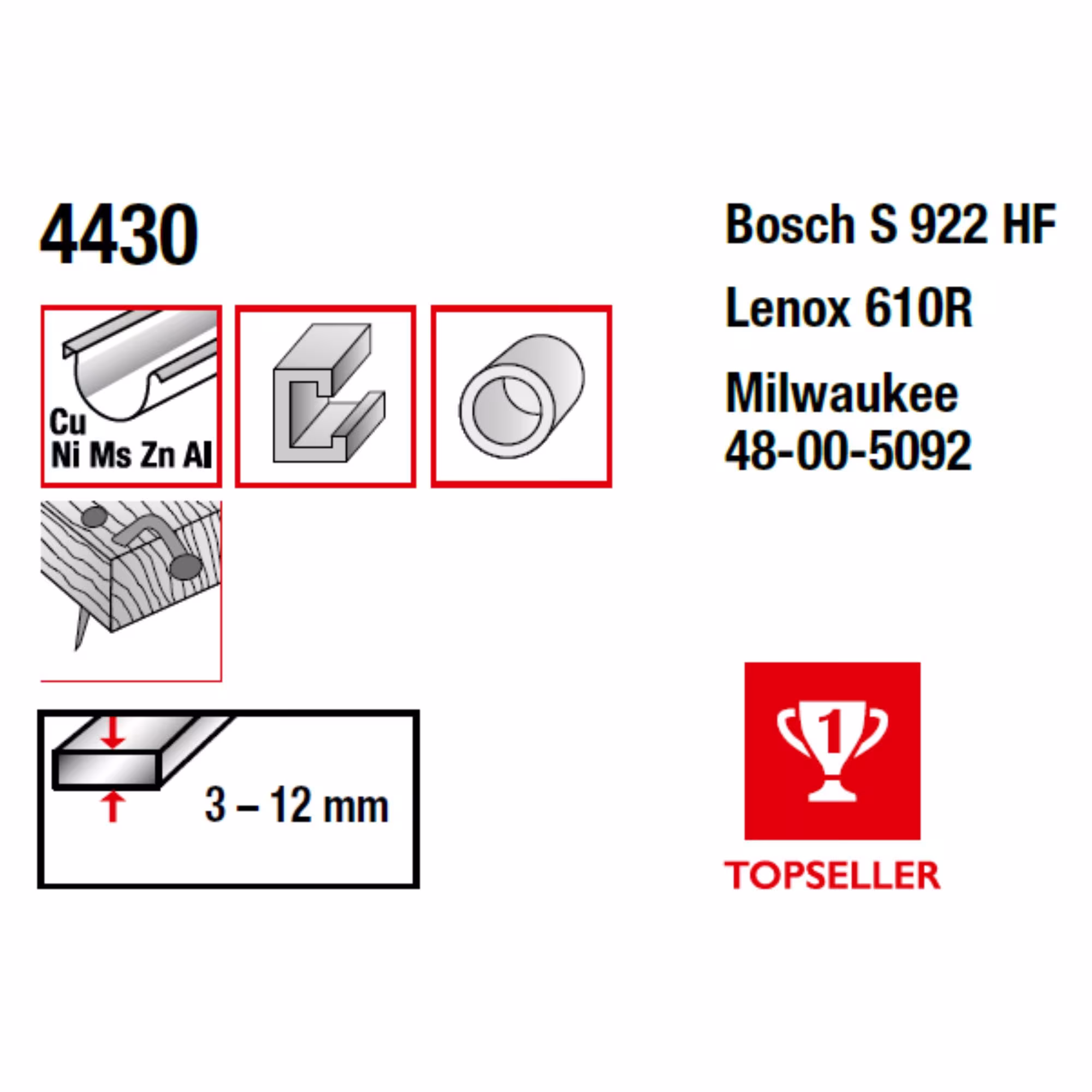 Bi-Metall-Säbelsägeblatt gefräst und geschränkt Gesamtlänge 150/verzahnte Länge 130mm, Zahnteilung 2,5mm aus der Kategorie Säbelsägeblatt mit der GTIN 4028655044305 Bi-Metall-Säbelsägeblatt für Holz nagelfest von der Marke MPS aus der Kategorie Säbelsägeblatt