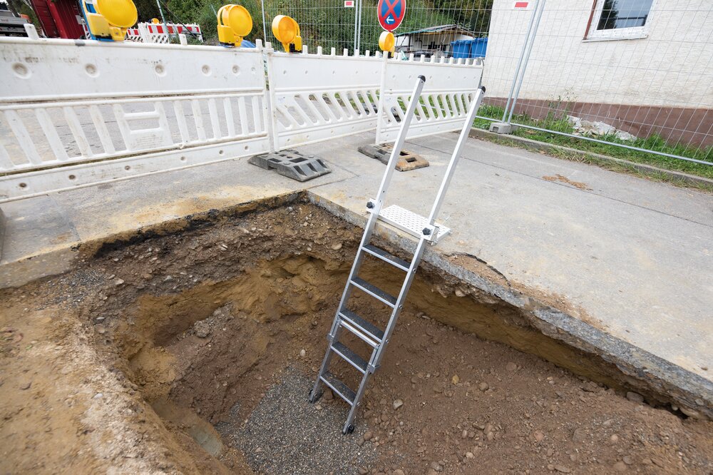 Milieubild 3819453 Munk Stufen-Baugrubenleiter 4 Stufen