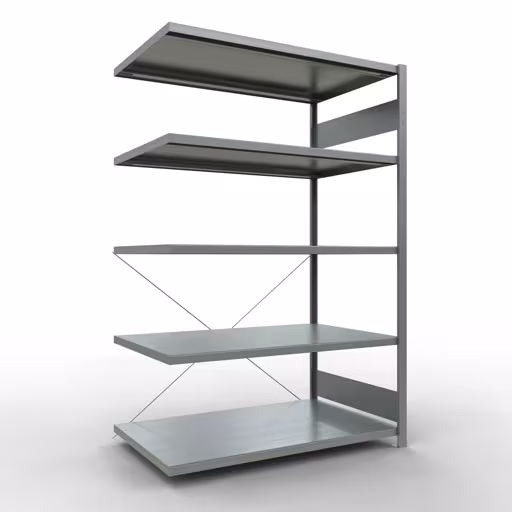 Étagère supplémentaire système enfichable 2000x1300x800 mm, type 250 kg, galvanisée de Schulte Lagertechnik Étagère supplémentaire système enfichable 2000x1300x800 mm, type 250 kg, galvanisée, étagère supplémentaire, réf. 12985-130