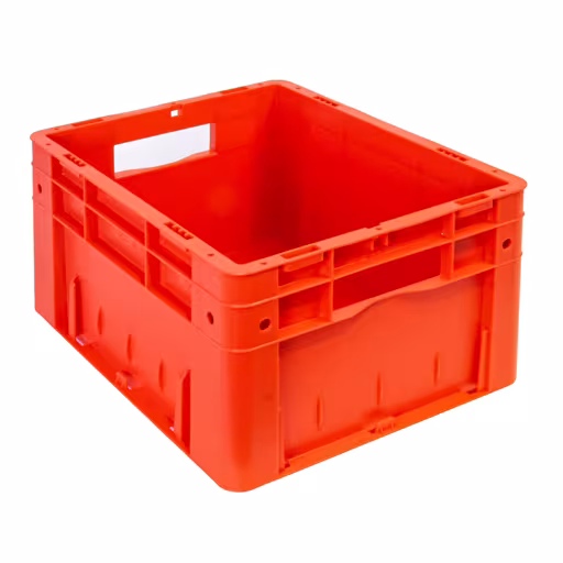 Bac empilable Euro 175 x 300 x 400, rouge, PP de Schulte Lagertechnik de la gamme de produits du système enfichable