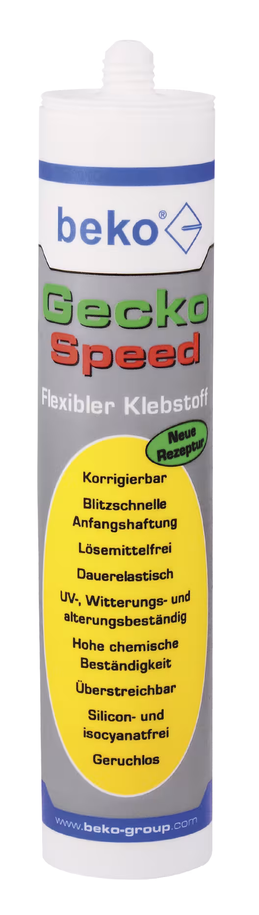 Adesivo flessibile Gecko Speed 310 ml di Beko Adesivo flessibile Gecko Speed 310 ml dalla categoria adesivi PU e adesivi ibridi con articolo n. 247 290 1
