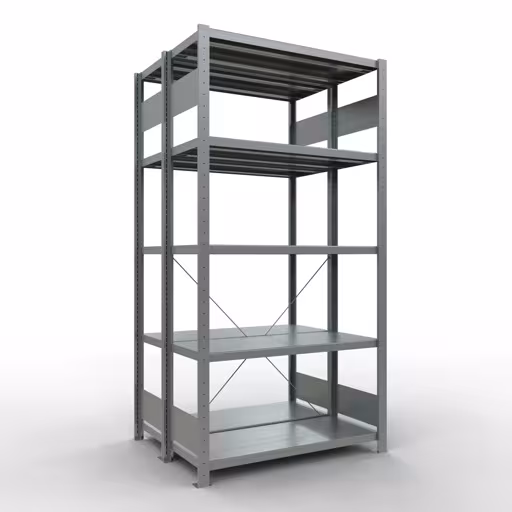 Image du produit n° 14 de l'article étagère de base, système d'étagères enfichables MULTIplus250, 2000 x 1000 x (2x400) mm, 2x5 étagères, galvanisé de la gamme d'étagères pour étagères de la marque Schulte Lagertechnik