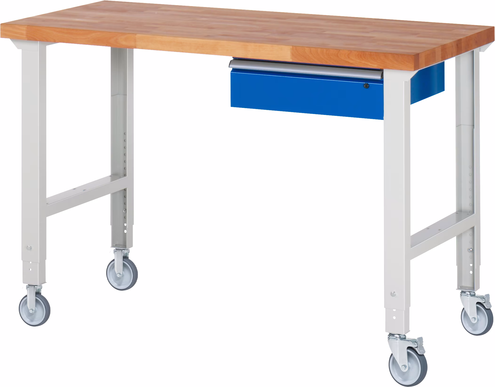 Banco da lavoro mobile (regolabile in altezza) 7001A1, L1500xP700xA950-1000mm | 2BR-2LR di Rau Banco da lavoro mobile (regolabile in altezza) 7001A1, 2BR-2LR dalla categoria Banchi da lavoro con il numero di articolo 05-7001A1-157B4H22,11