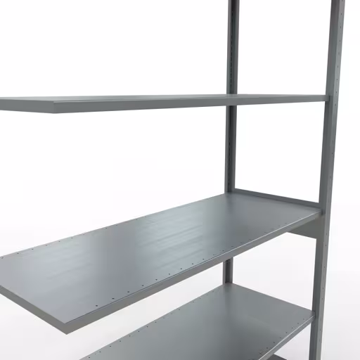 Immagine aggiuntiva dell'articolo Ripiano aggiuntivo, scaffale MULTIplus150 sistema a innesto, 2500 x 1300 x 500 mm (AxLxP), 6 ripiani, barre longitudinali, zincato da ripiano aggiuntivo