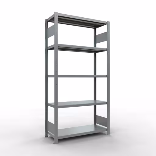 Figure n° 10 de l'article étagère de base, étagère, système enfichable MULTIplus330, 2000 x 1000 x 400 mm, 5 étagères, galvanisées du groupe de produits système enfichable de Schulte Lagertechnik