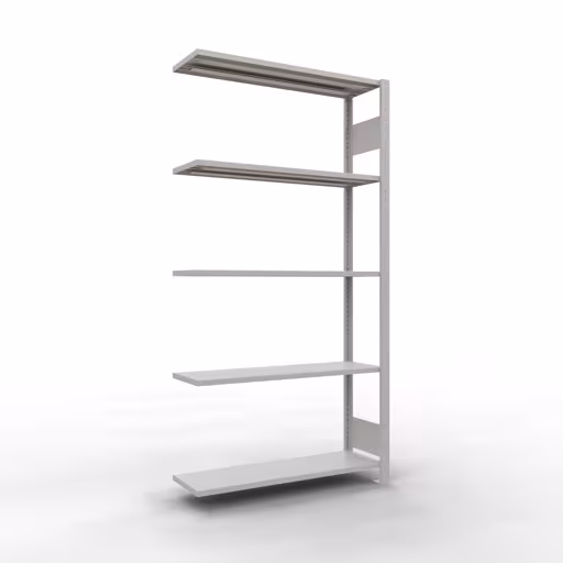 Étagère supplémentaire, étagère, système enfichable MULTIplus85, 2000 x 1000 x 300 mm, 5 étagères, gris clair RAL 7035 de la marque Schulte Lagertechnik de la gamme de produits du système enfichable
