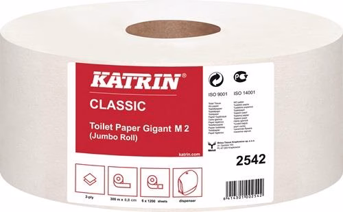 Toilettenpapier Katrin Classic Gigant M2 2-lagig 6 Rollen a 1200 Blatt KATRIN von der Marke Katrin Toilettenpapier Katrin Classic Gigant M2 2-lagig 6 Rollen a 1200 Blatt KATRIN aus der Kategorie Toilettenpapier mit der Teilenummer 9000469119