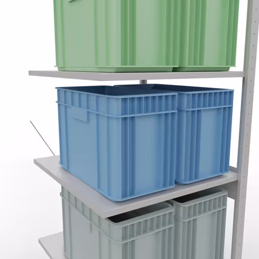 Rayonnage supplémentaire, étagère, système enfichable MULTIplus150, 2500 x 750 x 800 mm, 6 étagères, gris clair RAL 7035 de la marque Schulte Lagertechnik de la gamme de produits du système enfichable