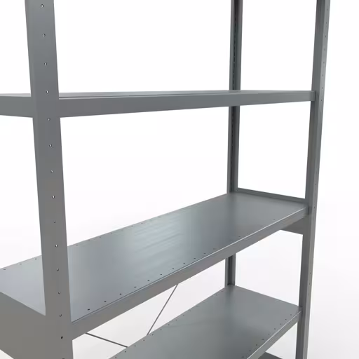 Figure n° 12 de l'article étagère de base du système enfichable 2500x1300x400 mm, type 250 kg, galvanisée du groupe de produits du système enfichable de la marque Schulte Lagertechnik