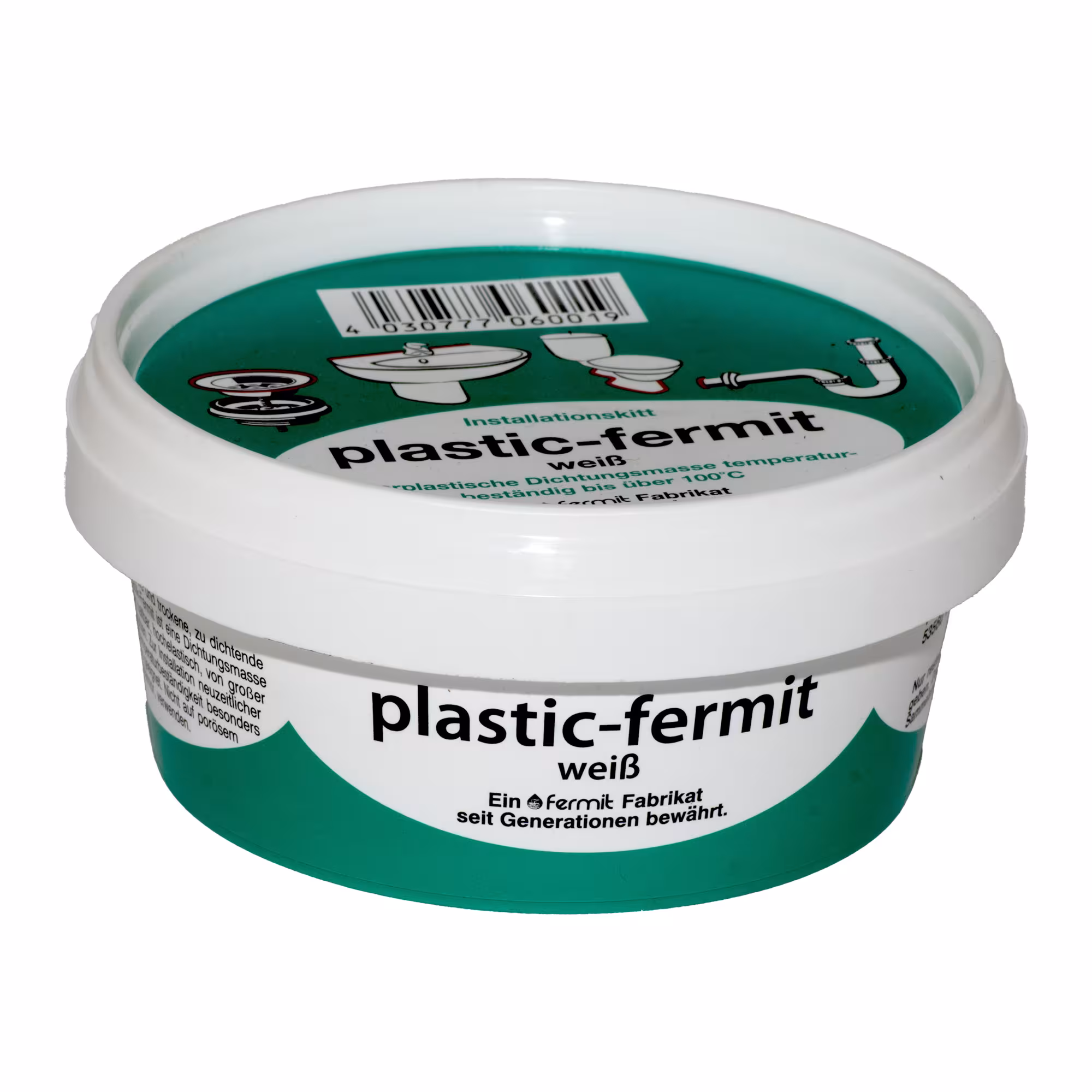 250 g di plastica bianca di Fermit Fermit plastica Fermit bianco, sigillante, articolo n. 6001