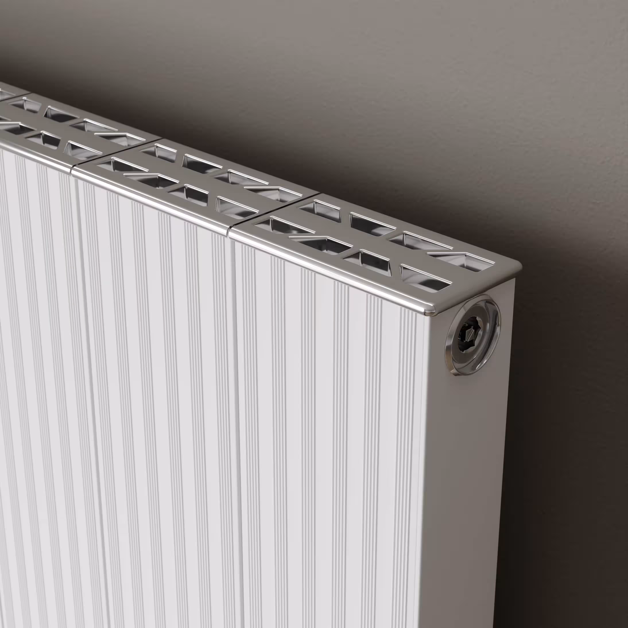Radiatore in alluminio Valeo 1800 mm x 400 mm 986 watt attacco centrale bianco della marca Ximax nella categoria Radiatori