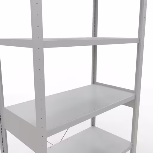 Image du produit n° 14 de l'article étagère de base, système enfichable MULTIplus250, 2500 x 1000 x 500 mm, 6 étagères, RAL 7035 gris clair de la gamme de produits système enfichable de la marque Schulte Lagertechnik
