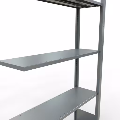 Figura n. 14 dell'articolo scaffale aggiuntivo, scaffale a scaffale, sistema a innesto MULTIplus85, 2000 x 1000 x 300 mm (AxLxP), 5 ripiani, barre longitudinali, zincato del gruppo di prodotti sistema a innesto della marca Schulte Lagertechnik