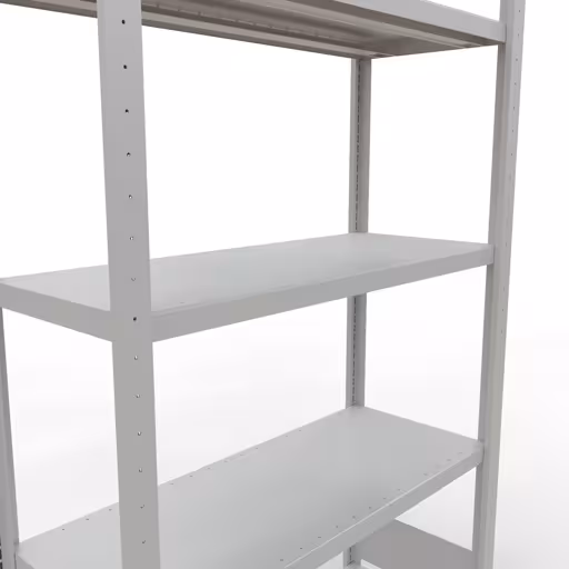 Figure n° 9 de l'article étagère de base, système d'étagères enfichables MULTIplus330, 2000 x 1000 x 400 mm, 5 étagères, RAL 7035 gris clair du groupe de produits système enfichable de Schulte Lagertechnik
