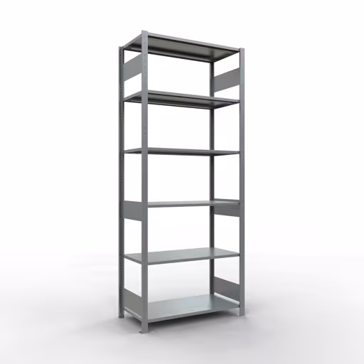 Figure n° 13 de l'article étagère de base, système d'étagères enfichables MULTIplus85, 2500 x 1000 x 500 mm, 6 étagères, galvanisées du groupe de produits système enfichable de la marque Schulte Lagertechnik