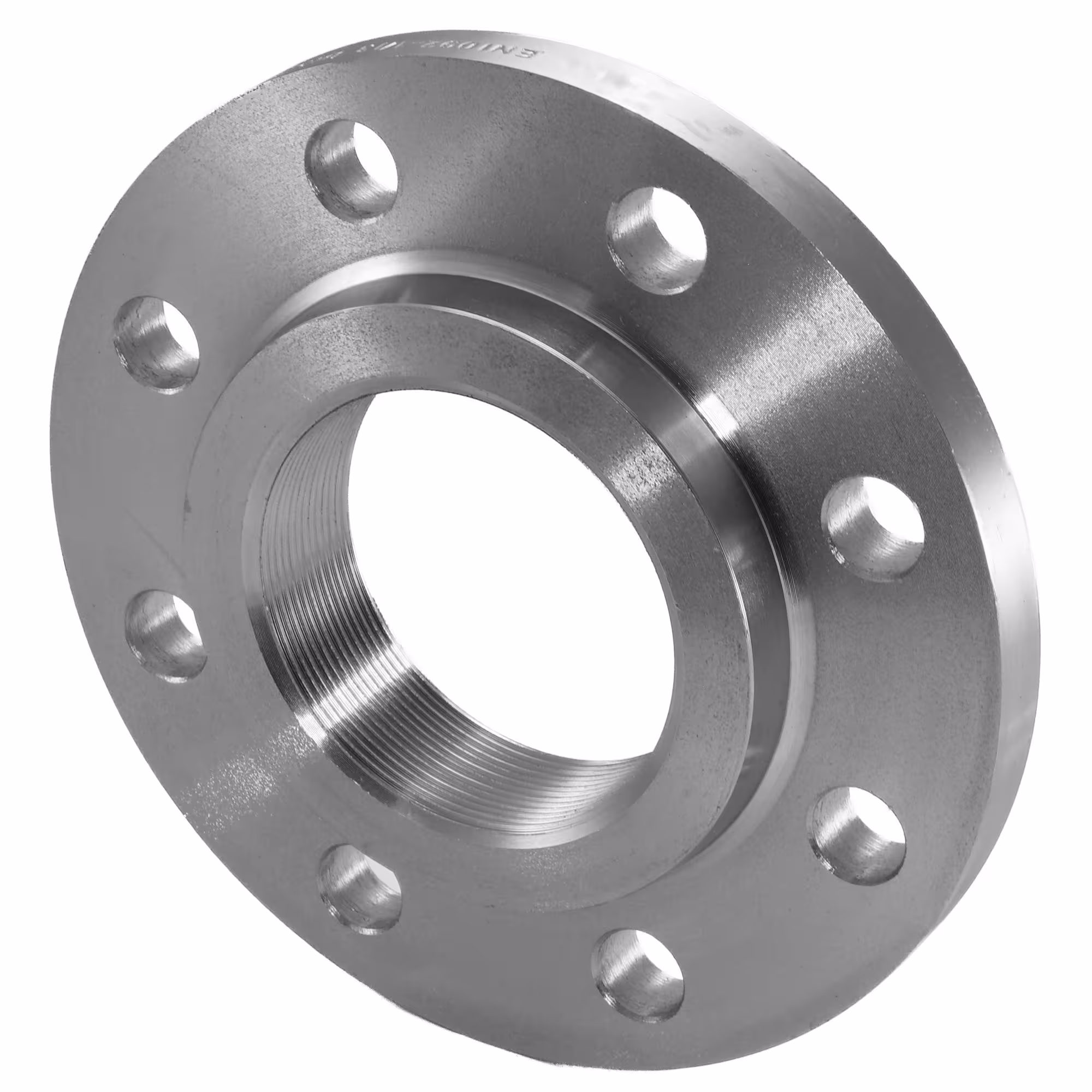 Brides filetées DIN2566 galvanisées, raccords soudés noirs, réf. F566G100