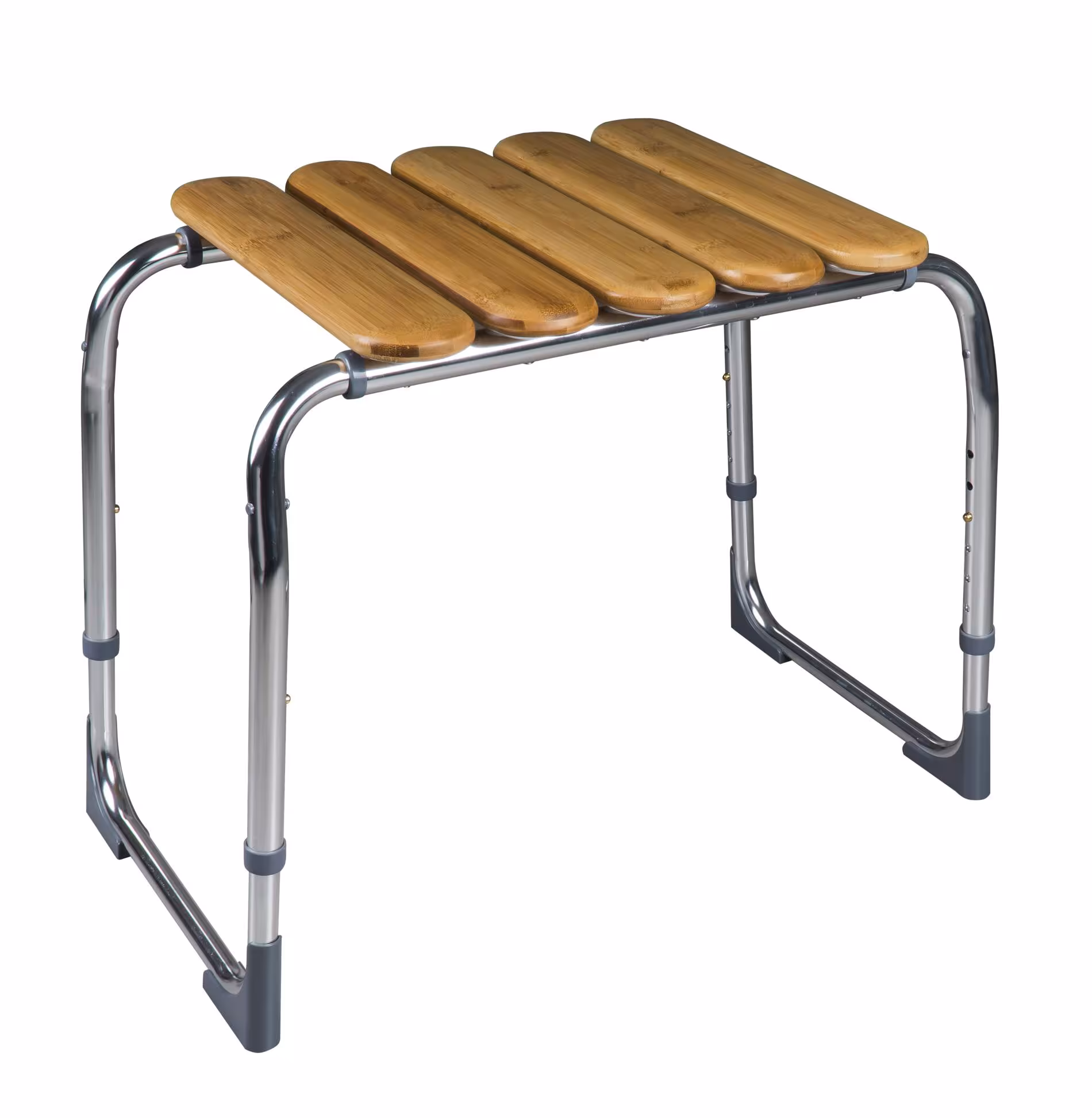 Tabouret de salle de bain Pro, naturel, réglable en hauteur, de la marque Ridder de la gamme équipement de salle de bain & sanitaires