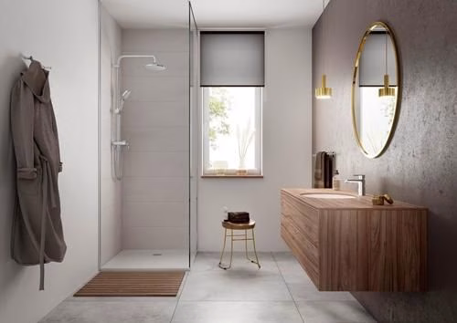 Hansgrohe Einhebel-Waschtischmischer VERNIS Blend 100 mit Zugstangen-Ablaufgarnitur 1 1/4 Zoll chrom