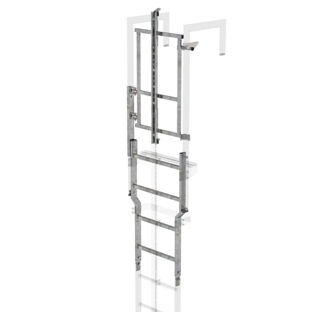 Cancelletto di sicurezza Munk con rotaia anticaduta della categoria anticaduta, numero articolo 063506