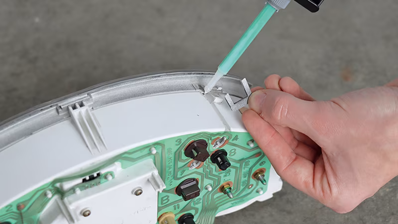 Adesivo bicomponente PE/PP Maxbond PEPP 50 g, incl. 3 miscelatori obbligatori, in cartone blisterato Elektronik, Hardware, Person