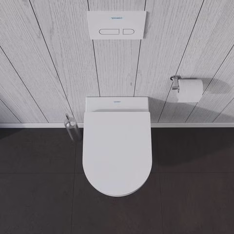 Detailbild 4042999 Set per WC sospeso Duravit ME by Starck, senza bordo, scarico Durafix, bianco, incluso sedile del WC con chiusura ammortizzata