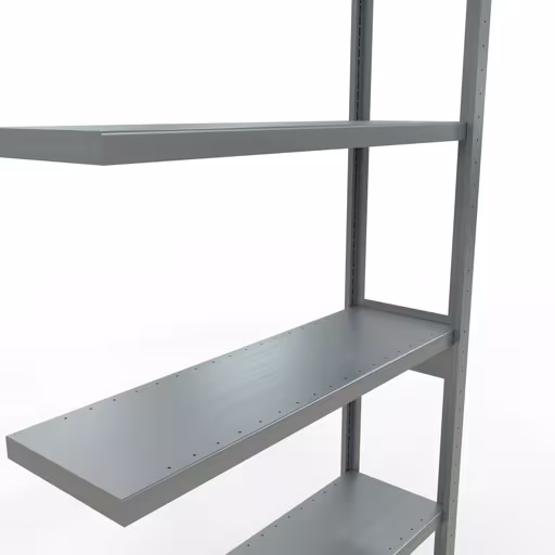 Figura n. 8 dell'articolo scaffale aggiuntivo, scaffale a scaffale, sistema a innesto MULTIplus330, 2500 x 1000 x 300 mm (AxLxP), 6 ripiani, barre longitudinali, zincato del gruppo di prodotti sistema a innesto della marca Schulte Lagertechnik