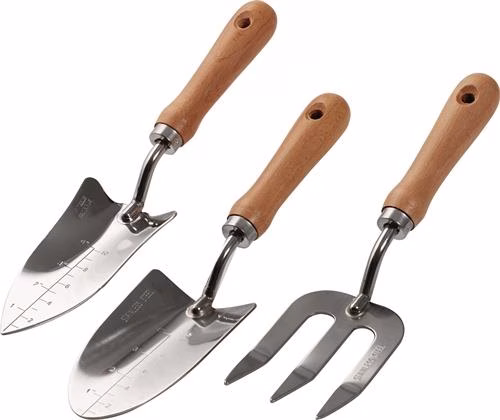 Set di 3 attrezzi da giardino ORA disponibile nella categoria zappe, rastrelli e piccoli attrezzi con codice articolo 4000819200