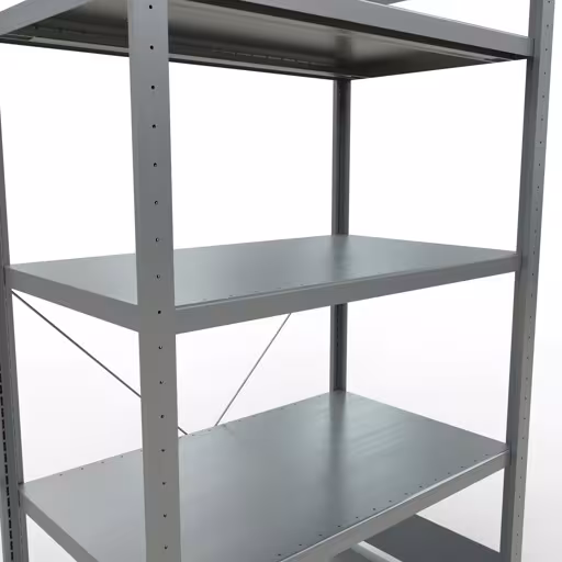 Immagine del prodotto n. 7 dell'articolo scaffale base, scaffale, sistema a innesto MULTIplus250, 2000 x 1000 x 600 mm (AxLxP), 5 ripiani, traversa, zincato dalla gamma di prodotti del sistema a innesto della marca Schulte Lagertechnik