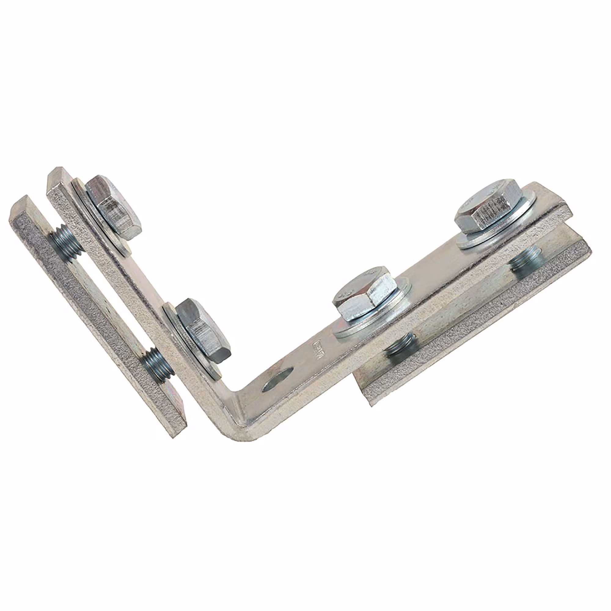 Support de montage Fixotec pour profilé 38/40 et 40/60 90° pré-assemblé galvanisé - 4 pièces, profilé 38/40 et 40/60, réf. 136704