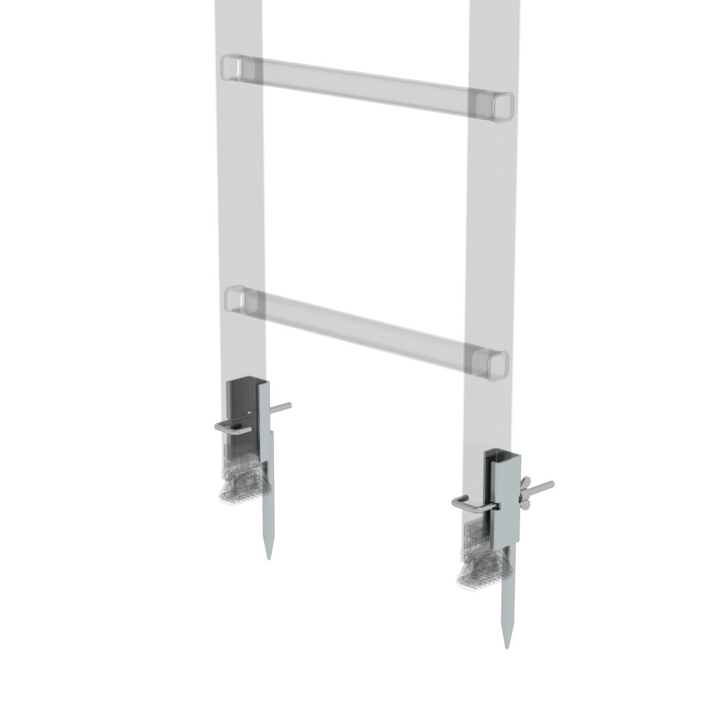 Produktbild (Abb. Ähnlich) 2178842 Munk Erdspitzen für Leitern ab Baujahr 2005 mit nivello-Leiterschuh