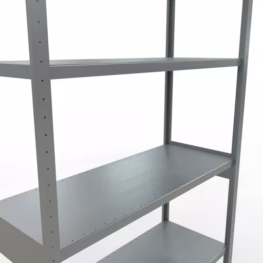 Figura n. 9 dell'articolo scaffale base, scaffale, sistema a innesto MULTIplus250, 3000 x 1300 x 500 mm (AxLxP), 7 ripiani, barre longitudinali, zincato del gruppo di prodotti sistema a innesto della marca Schulte Lagertechnik
