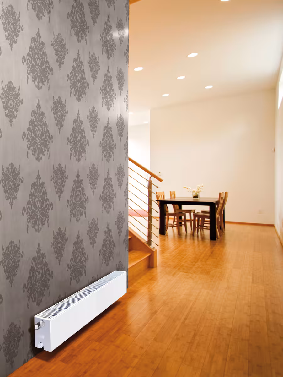 PURMO radiateur plat robinet de plan compact type 10 BH 400 BL 2600 gauche