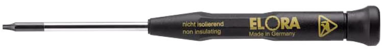 Tournevis électronique ESD, TORX®, 620-TTX 15 ESD d'ELORA Tournevis électronique ESD, TORX®, 620-TTX ESD de la catégorie des tournevis ESD avec réf. 0620000153000