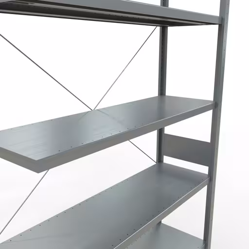 Produktbild Nr 12 des Artikels Stecksystem Anbauregal 3000x1300x400 mm, Typ 250 kg, verzinkt Abbildung Nr 12 des Artikels Stecksystem Anbauregal 3000x1300x400 mm, Typ 250 kg, verzinkt aus der Produktgruppe Stecksystem von der Marke Schulte Lagertechnik