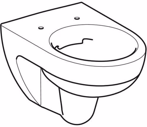 Geberit Renova Wand-WC Tiefspüler, Rimfree weiß