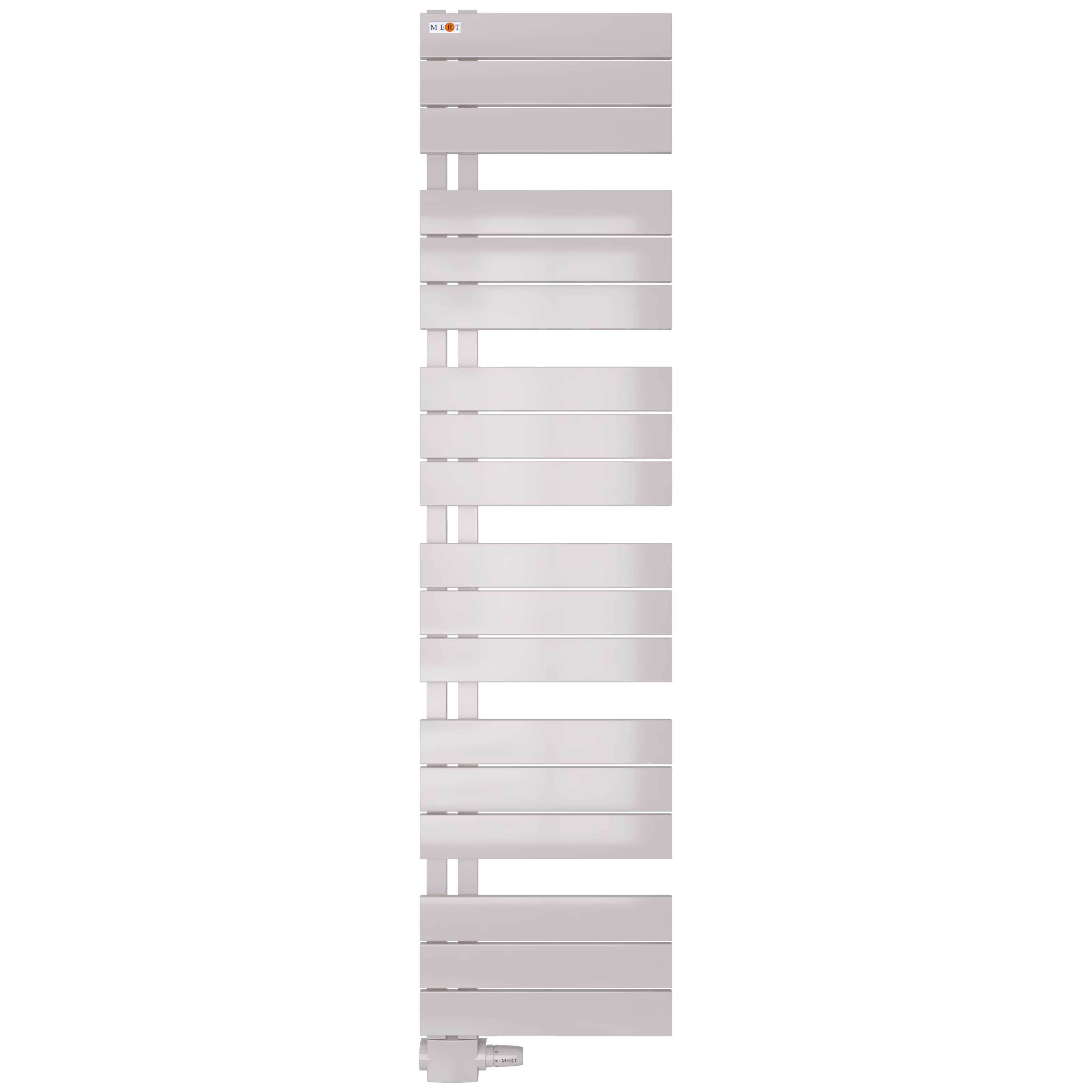 Radiateur de salle de bain Mert Design, modèle Aşk, blanc, de la marque Mert Radiateur de salle de bain Mert Design, modèle Aşk, blanc, de la catégorie radiateurs de salle de bain, raccordement latéral